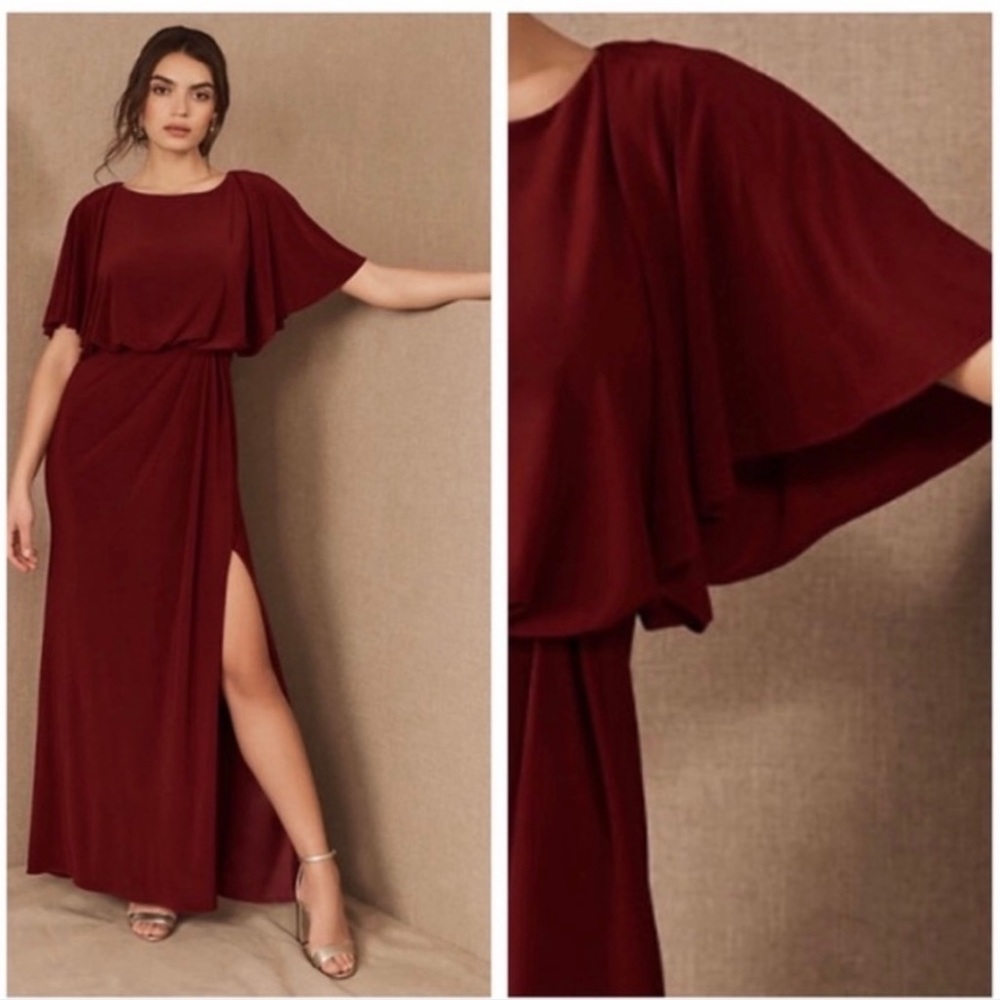 BHLDN - Anthropologie Lena Dress Bordeaux NWT